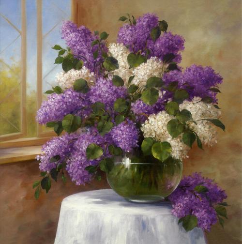 廠家批發(fā) 古典花卉題材 高清噴繪 酒店裝飾無框畫