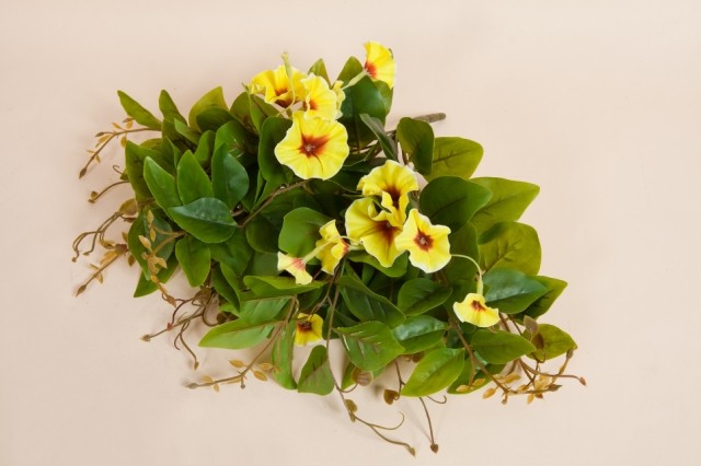 仿真花假花絹花塑料花套裝批發壁掛吊籃盆景牽牛花把束客廳裝飾綠植盆栽花卉盆栽辦公室植物盆景假花 裝飾 花 客廳仿真圖片